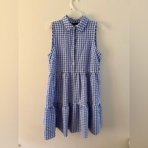 Tommy Hilfiger Women’s Blue Gingham Dress